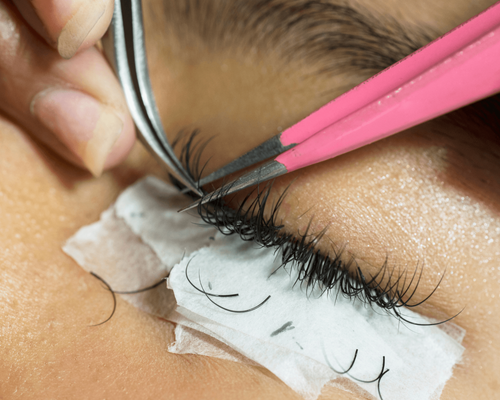 wimperextensions - verwijderen wimperset